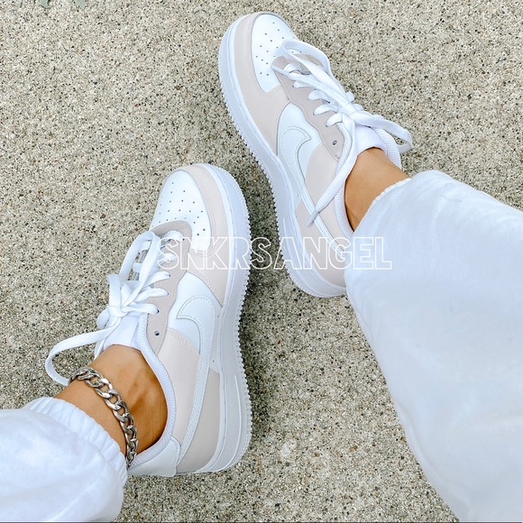 Custom nike air force 1 low tan mocha - Picture 3 of 3